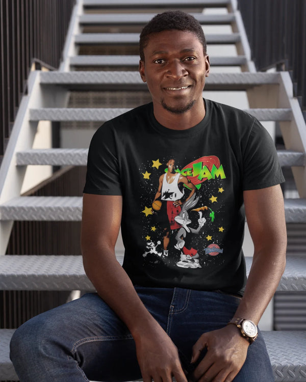 Camiseta Algodão Premium Basketball - Tune Squad Space Jam