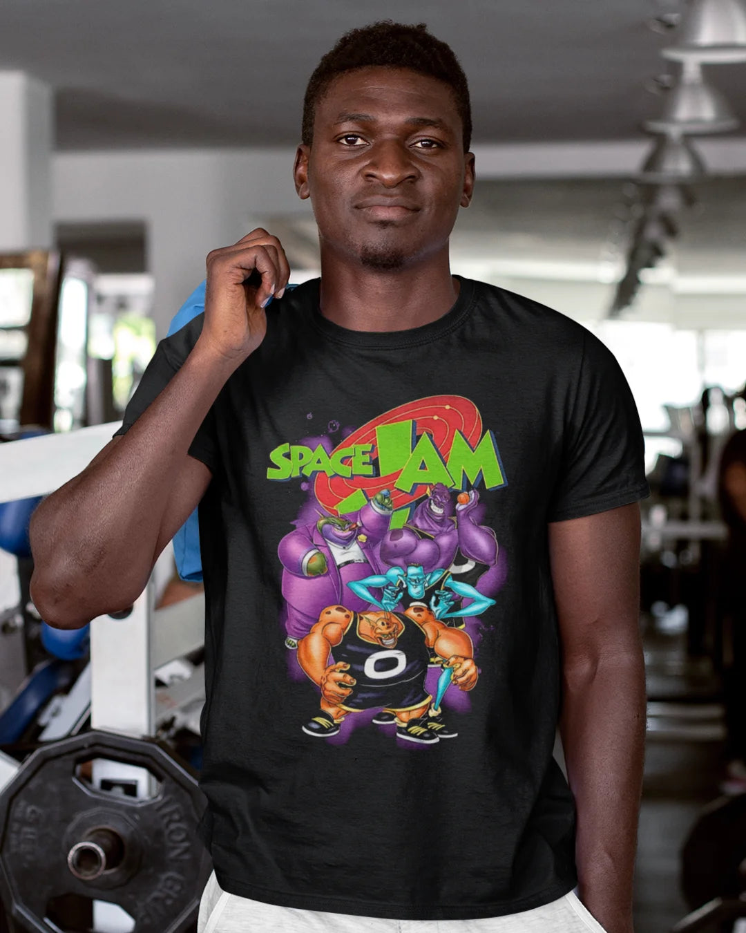 Camiseta Algodão Premium Basketball - Space Jam Monstars