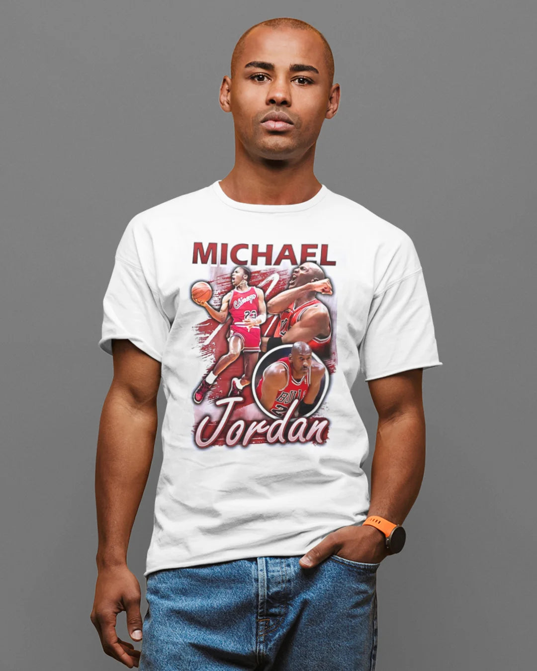 Camiseta Algodão Premium Basketball - Michael Jordan