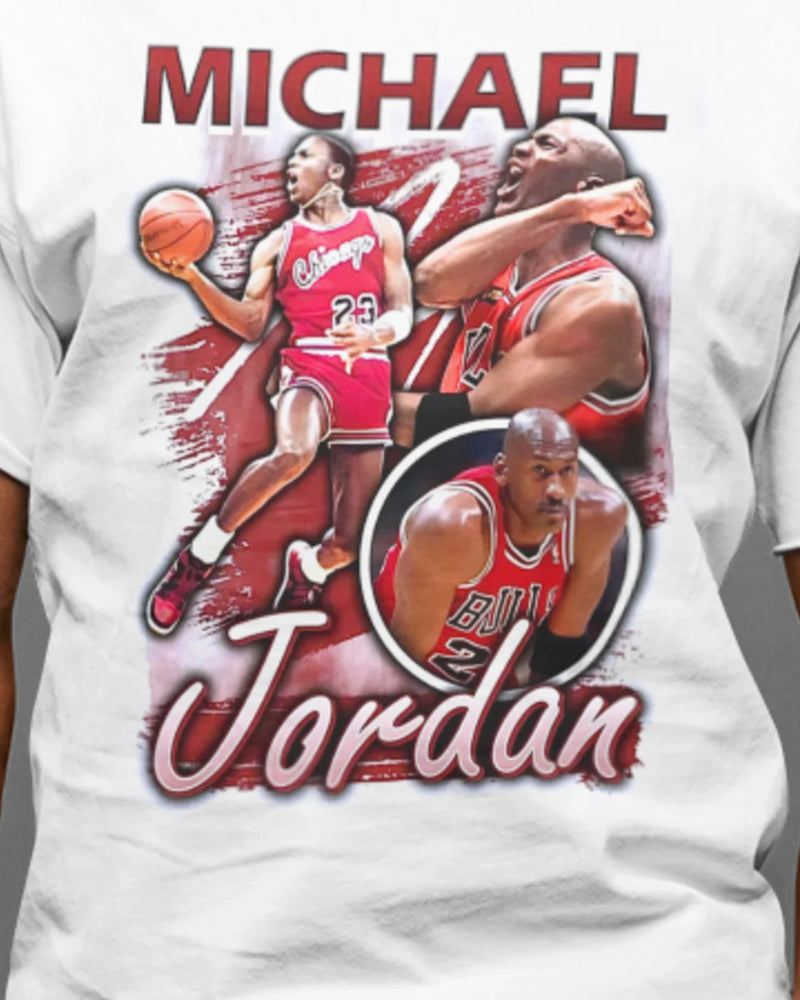 Camiseta Algodão Premium Basketball - Michael Jordan