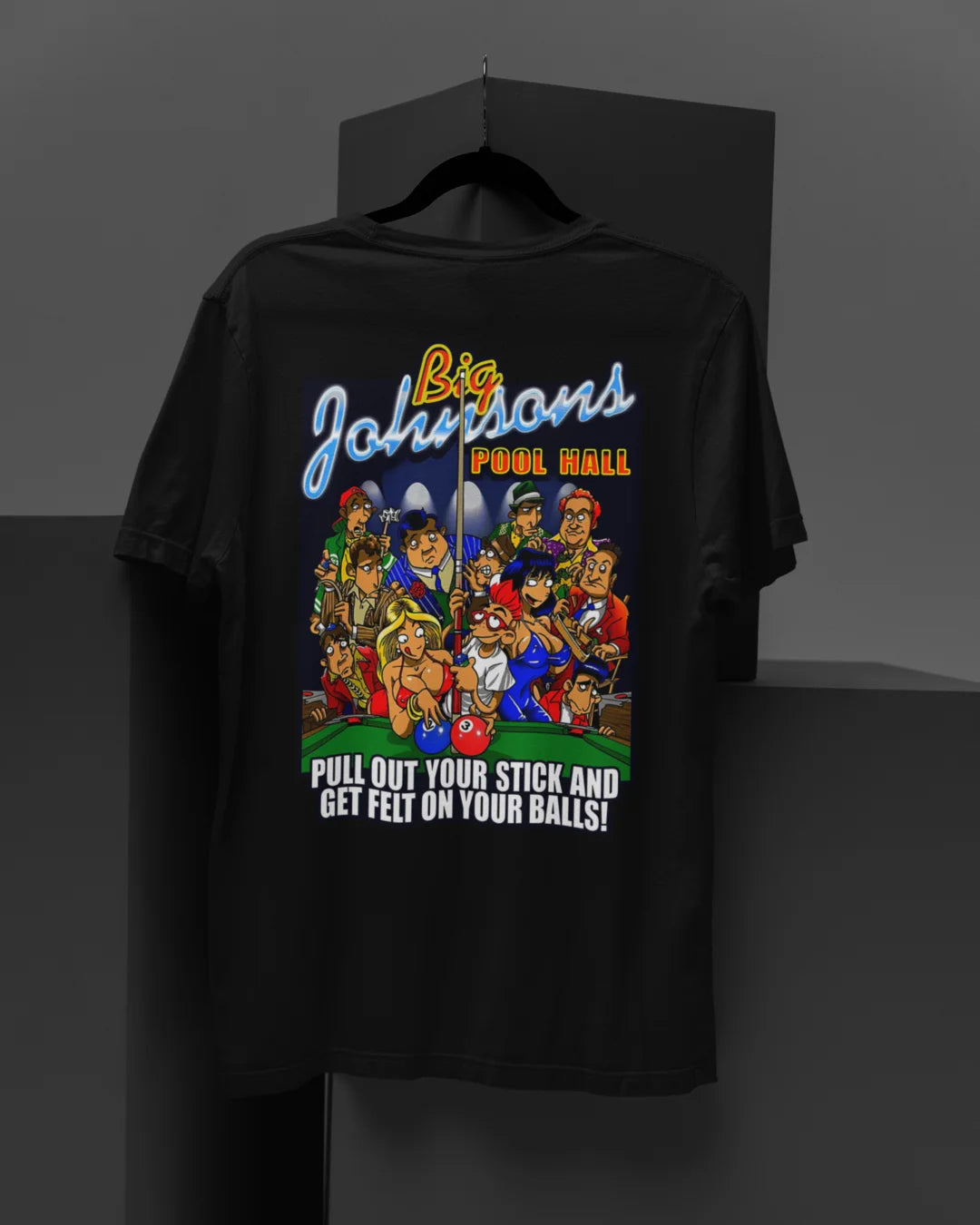 Camiseta Algodão Premium Big Johnson - Pool Hall
