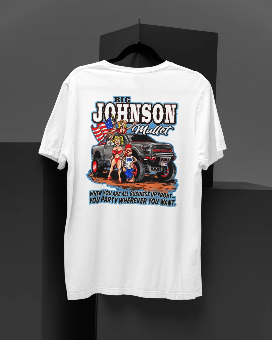 Camiseta Algodão Premium Big Johnson - Mullet