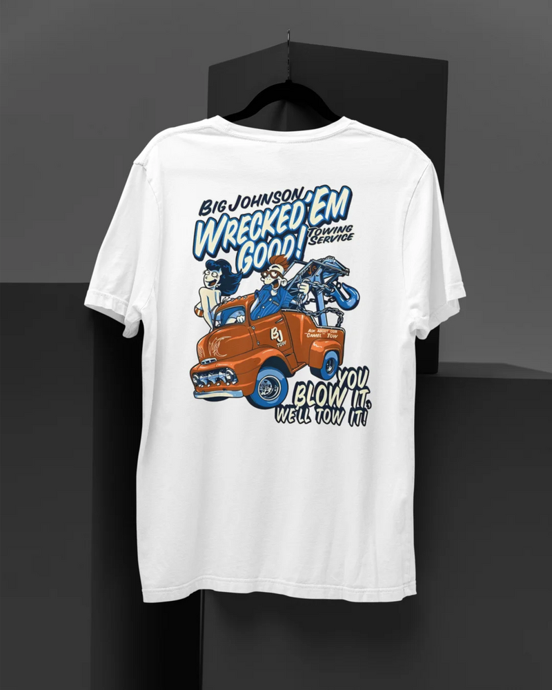 Camiseta Algodão Premium Big Johnson - Towing Service