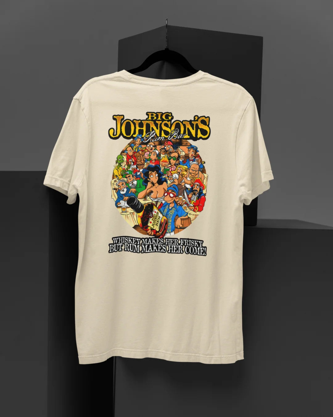 Camiseta Algodão Premium Big Johnson - Rum Bar