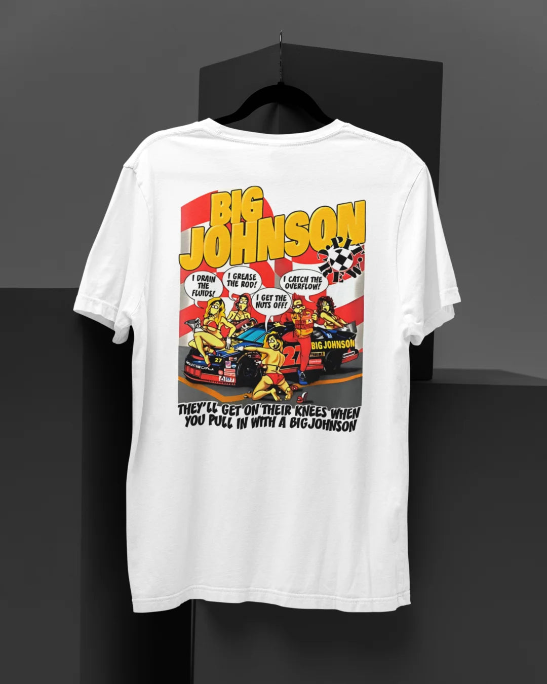 Camiseta Algodão Premium Big Johnson - Pit Crew