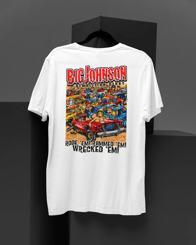 Camiseta Algodão Premium Big Johnson - Demolition Derby