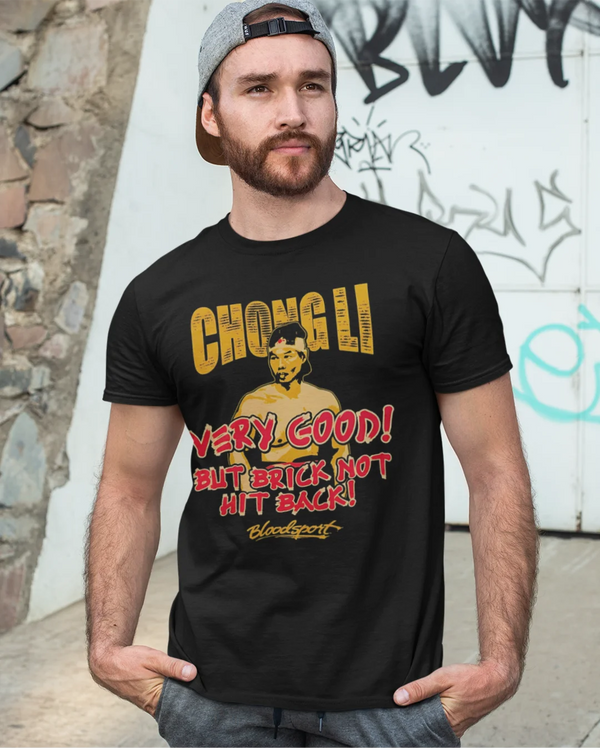 Camiseta Algodão Premium Action Movies - Chong Li Very Good