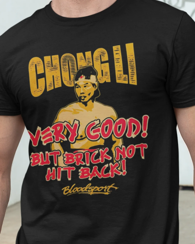 Camiseta Algodão Premium Action Movies - Chong Li Very Good