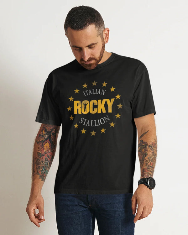 Camiseta Algodão Premium Boxe - Balboa Italian Stallion Star