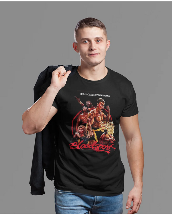 Camiseta Algodão Premium Action Movies - Van Damme Bloodsport