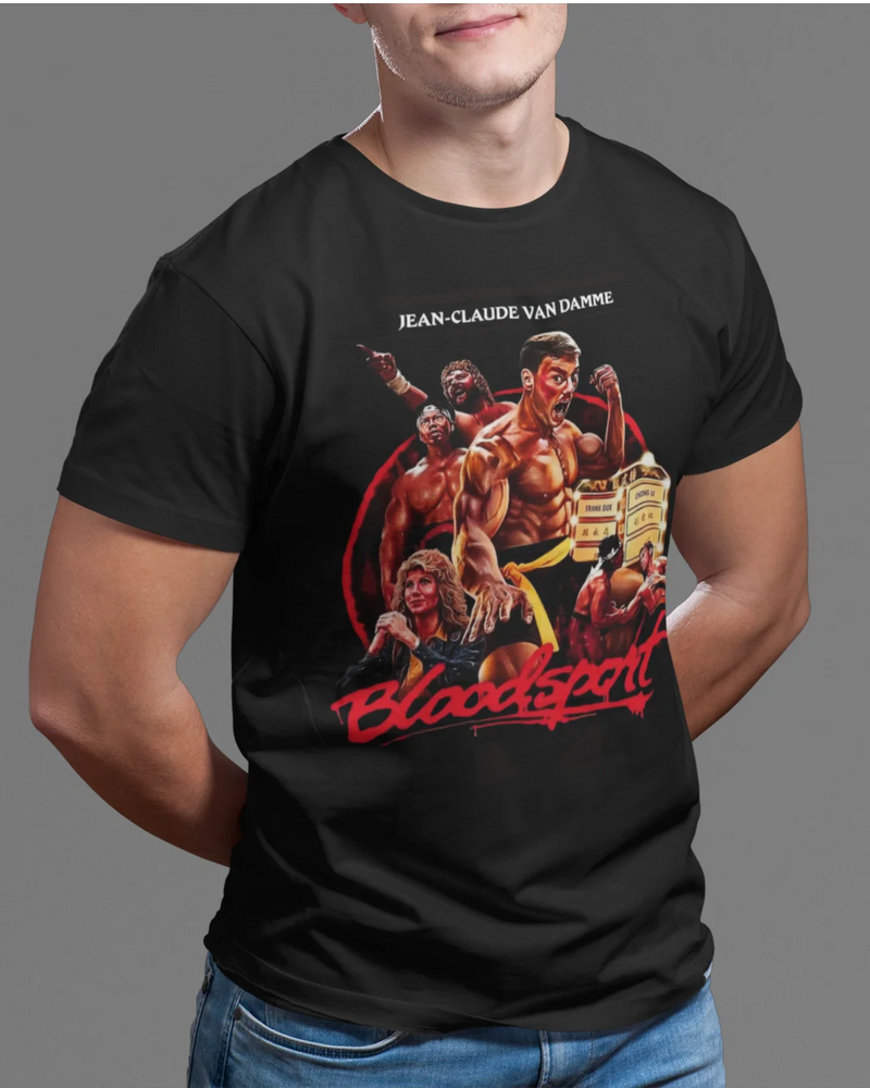 Camiseta Algodão Premium Action Movies - Van Damme Bloodsport