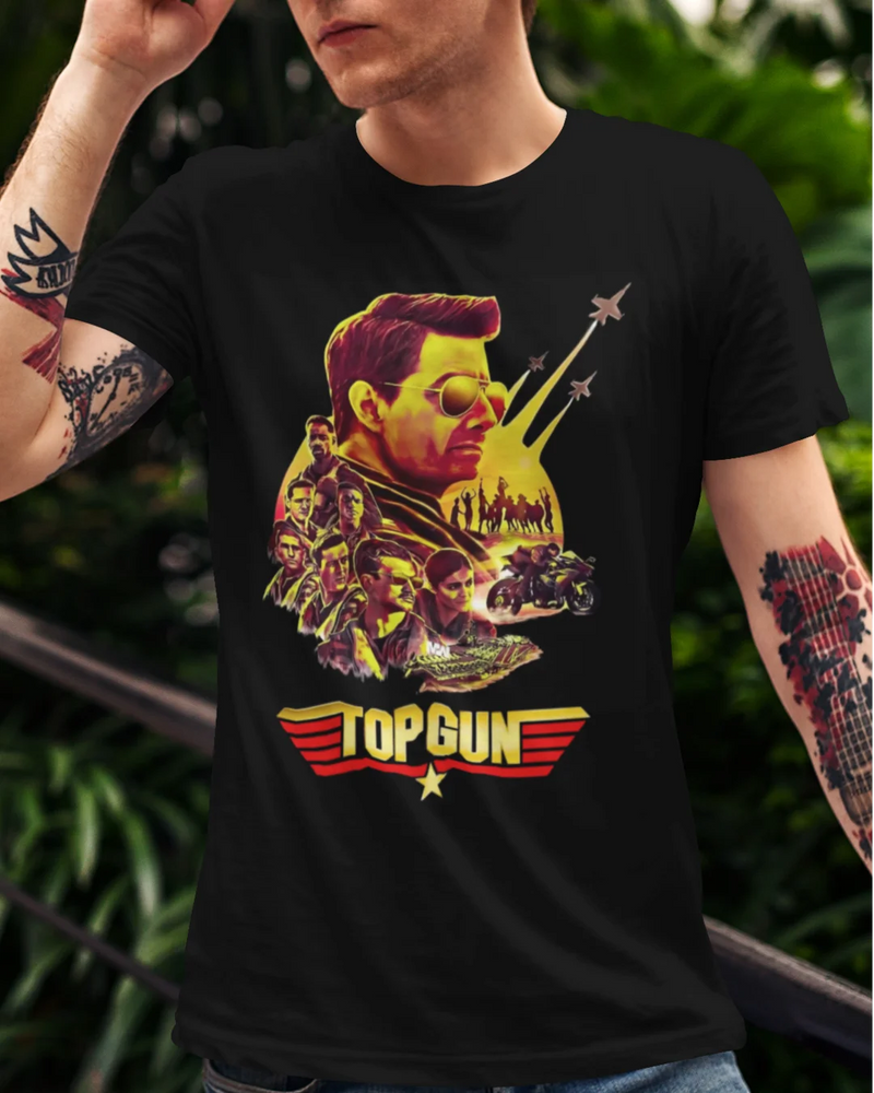 Camiseta Algodão Premium Action Movies - Top Gun