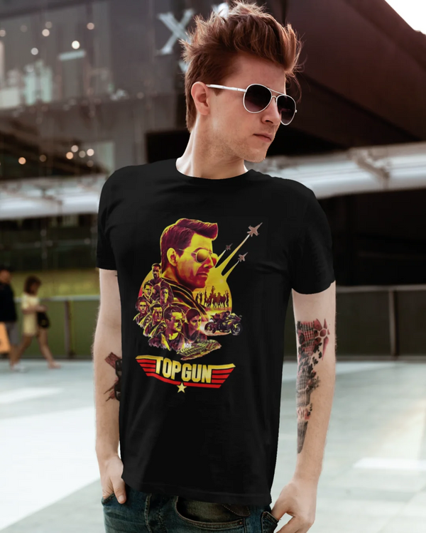 Camiseta Algodão Premium Action Movies - Top Gun