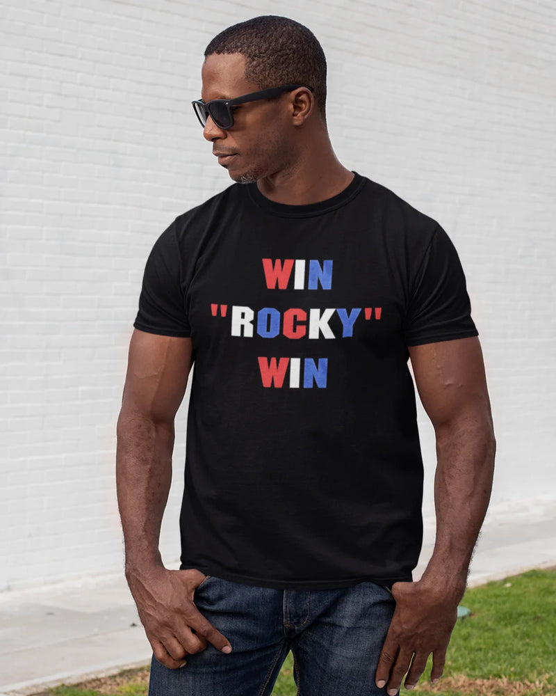 Camiseta Algodão Premium Boxe - Win Rocky Win