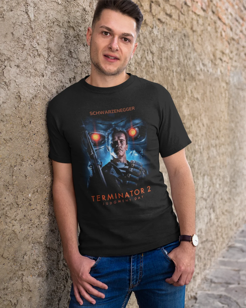 Camiseta Algodão Premium Action Movies - Terminator 2 Judgement