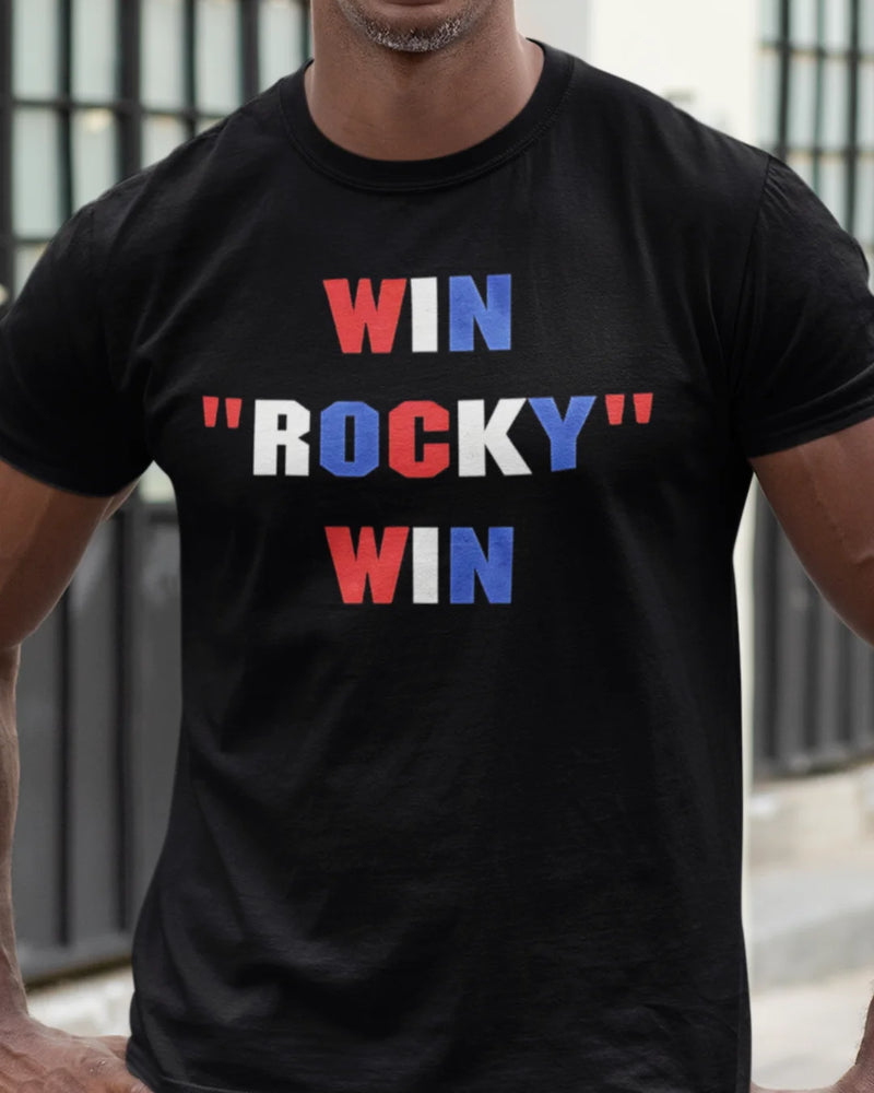 Camiseta Algodão Premium Boxe - Win Rocky Win