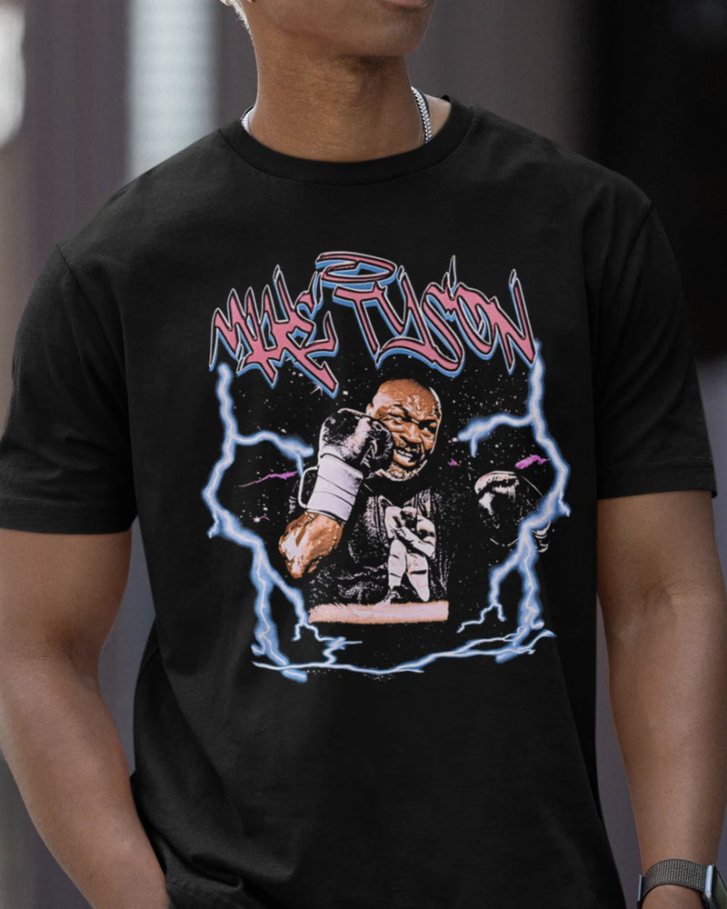 Camiseta Algodão Premium Boxe - Mike Tyson Thunder