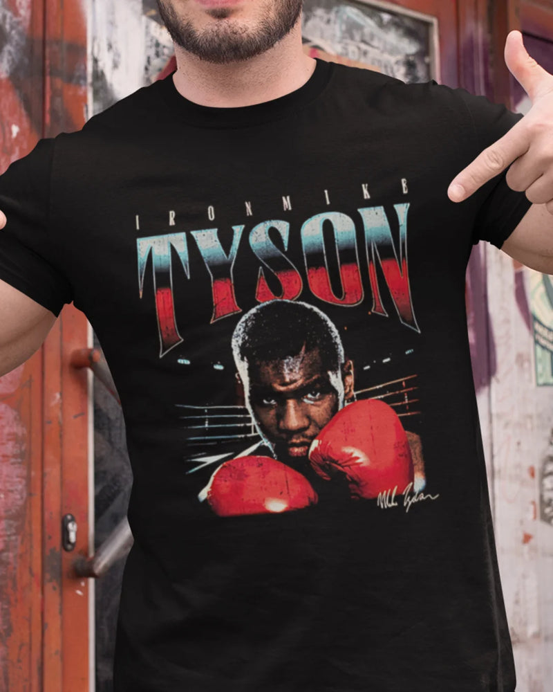 Camiseta Algodão Premium Boxe - Tyson Boxing Ring