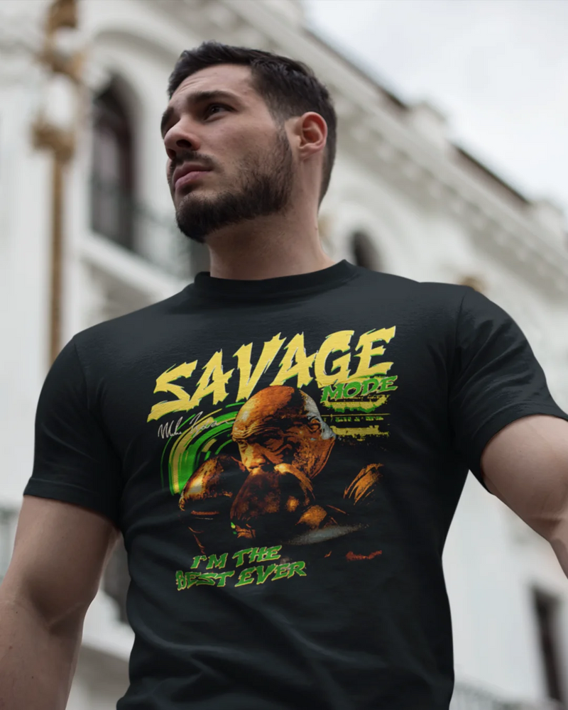 Camiseta Algodão Premium Boxe - Tyson Savage