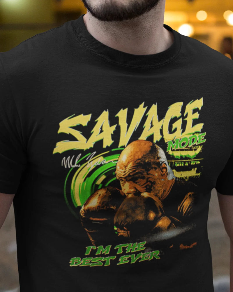 Camiseta Algodão Premium Boxe - Tyson Savage