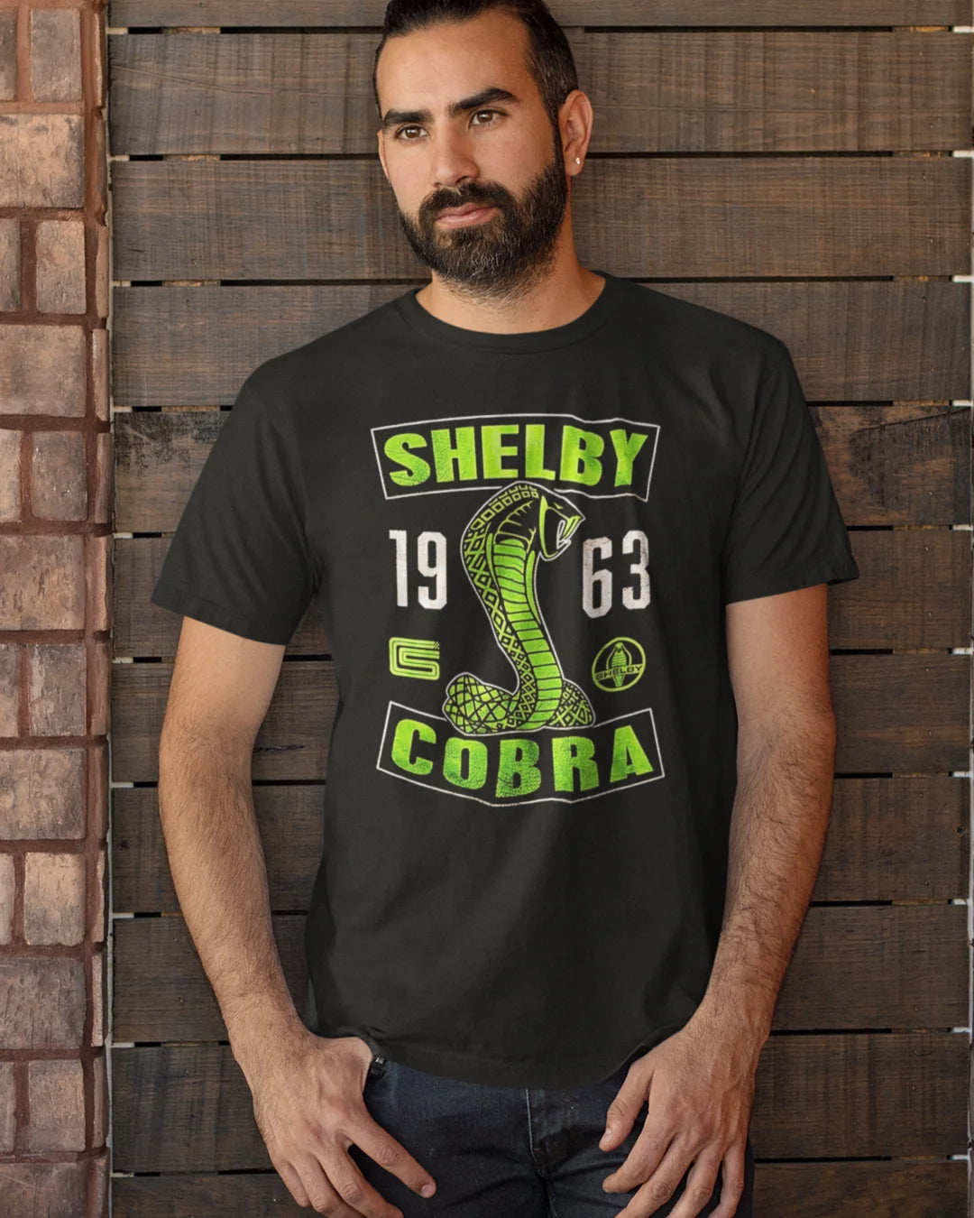 Camiseta Algodão Premium Carros - Cobra Shelby 1963