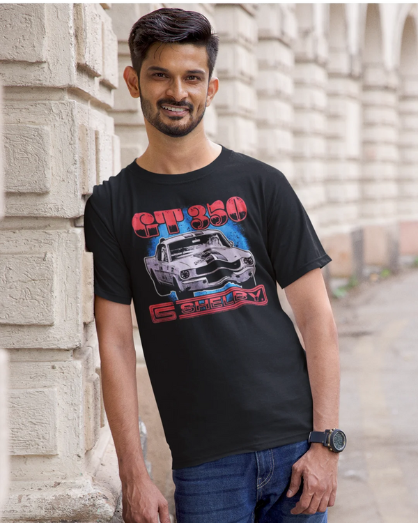 Camiseta Algodão Premium Carros - GT350 Shelby