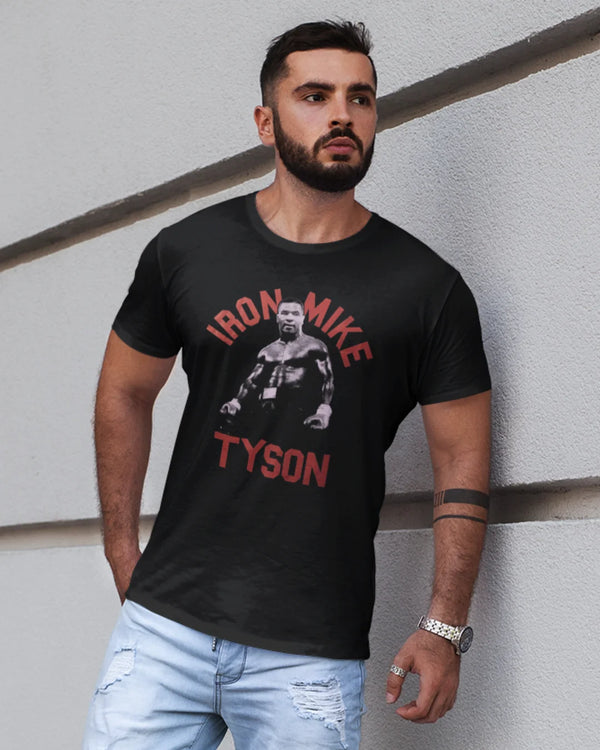 Camiseta Algodão Premium Boxe - Iron Mike Tyson Red