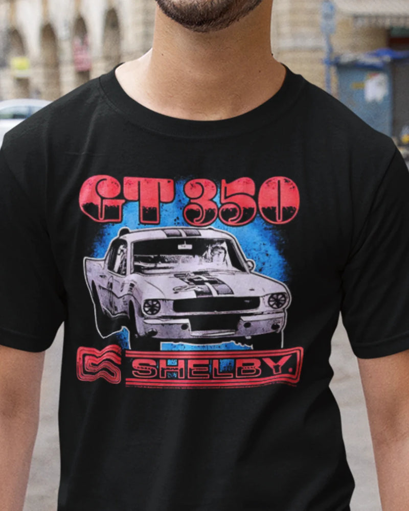 Camiseta Algodão Premium Carros - GT350 Shelby