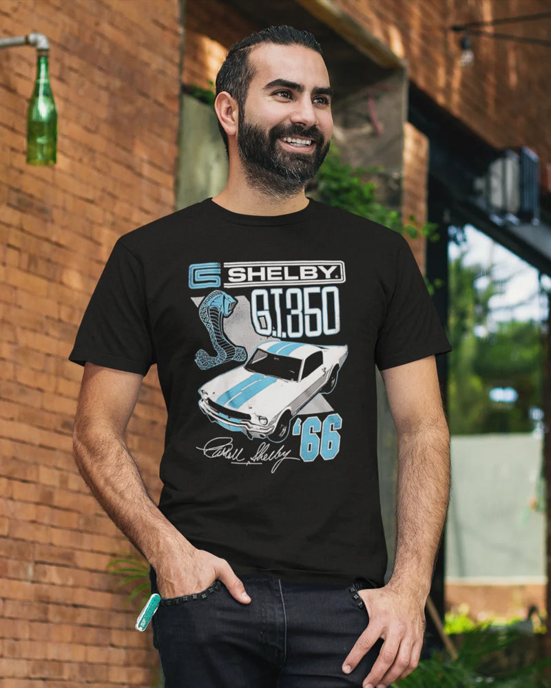 Camiseta Algodão Premium Carros - Shelby Signature