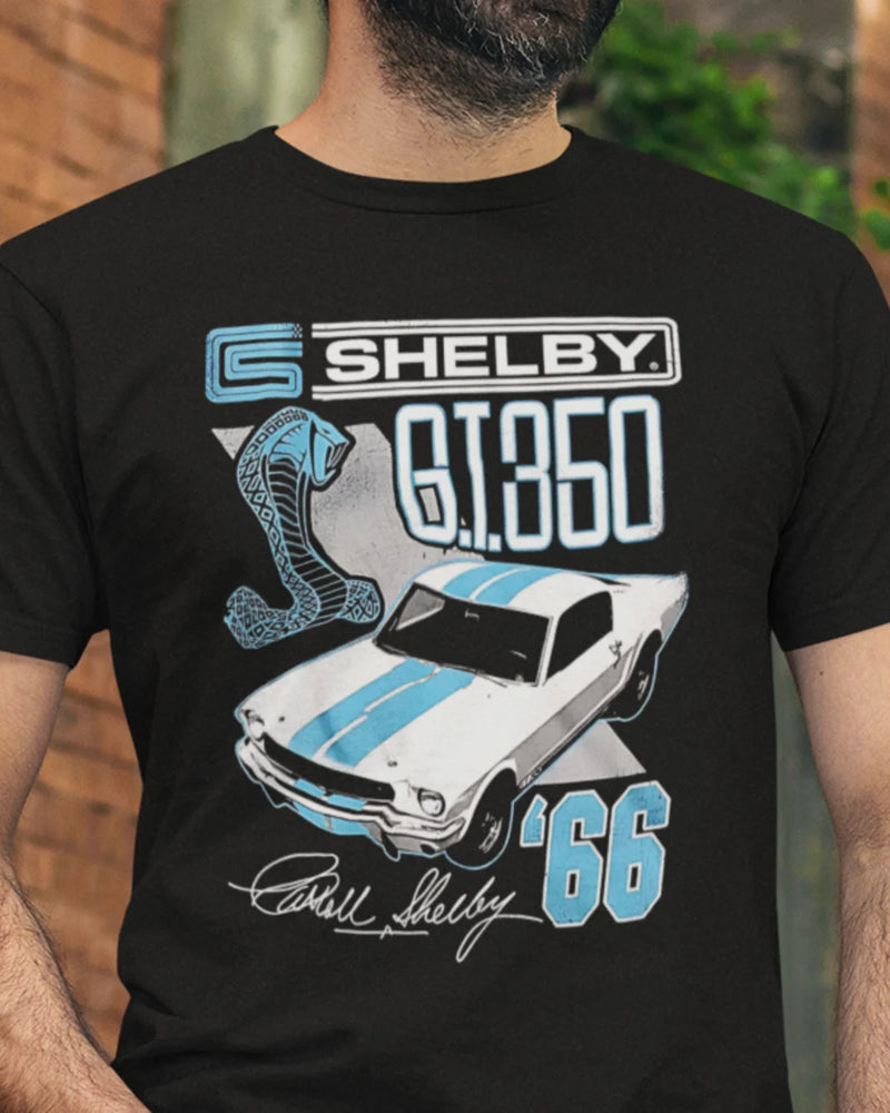 Camiseta Algodão Premium Carros - Shelby Signature