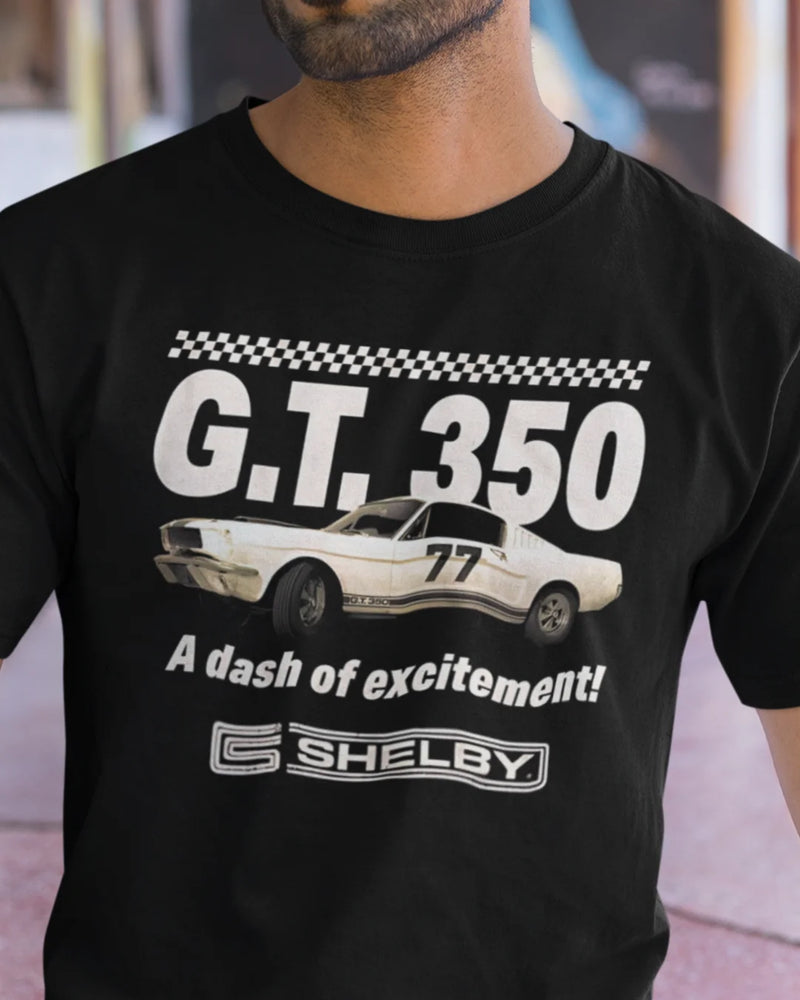 Camiseta Algodão Premium Carros - Shelby GT350 Dash