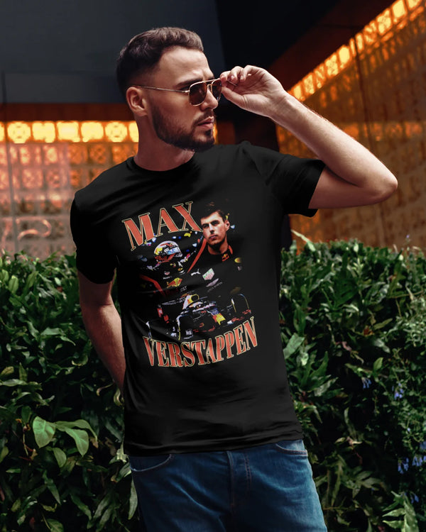 Camiseta Algodão Premium Fórmula 1 - Max Verstappen