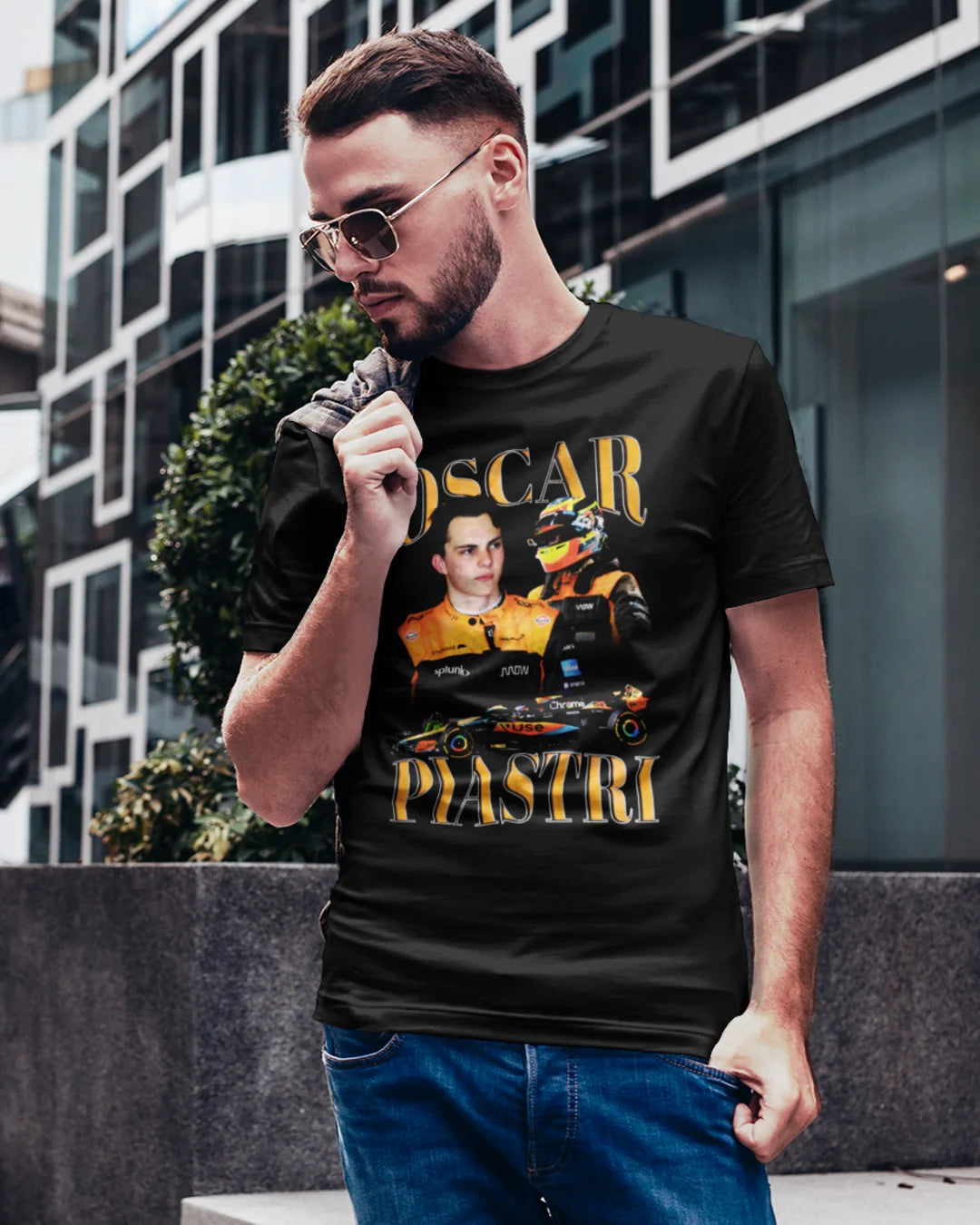 Camiseta Algodão Premium Fórmula 1 - Oscar Piastri
