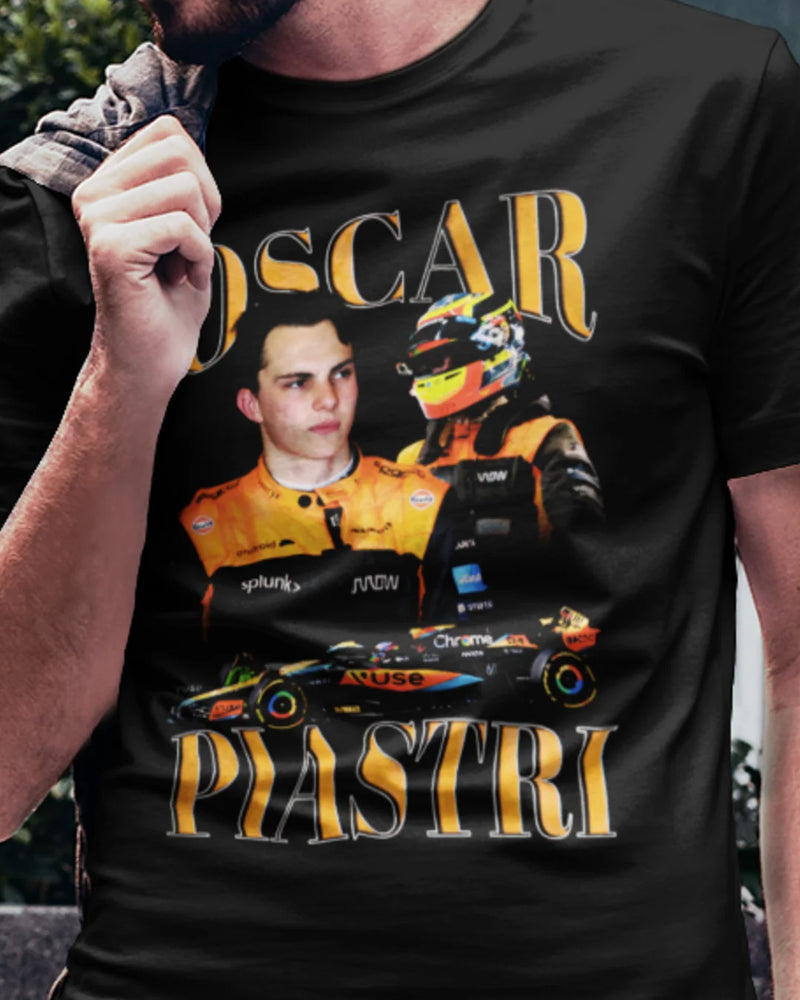 Camiseta Algodão Premium Fórmula 1 - Oscar Piastri