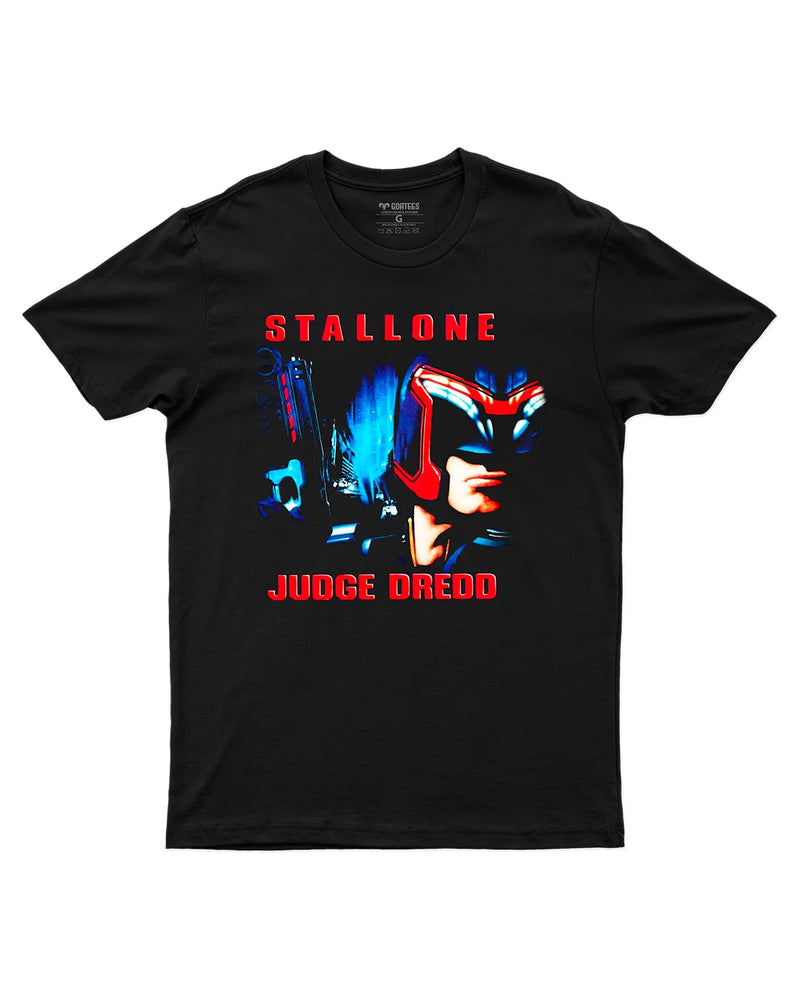 Camiseta Algodão Premium Action Movies - Stallone Judge Dredd