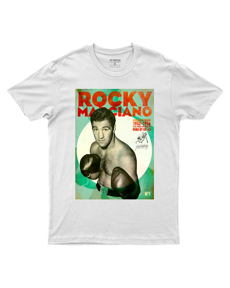 Camiseta Algodão Premium Boxe - Rocky Marciano Champ