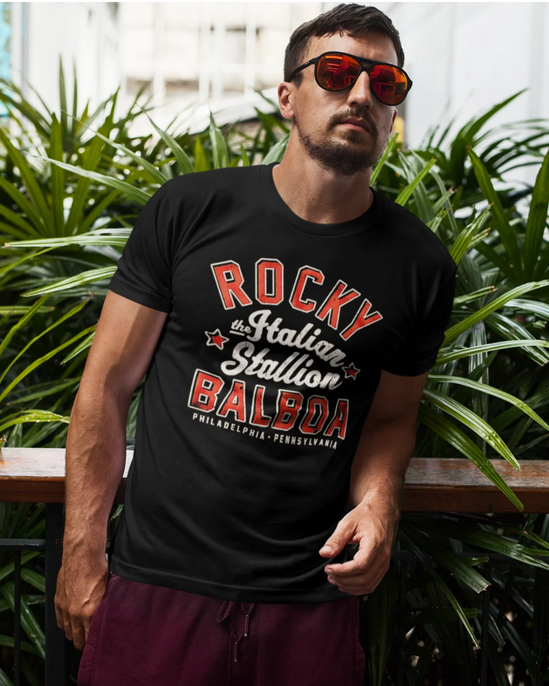 Camiseta Algodão Premium Boxe - Rocky Balboa Phila